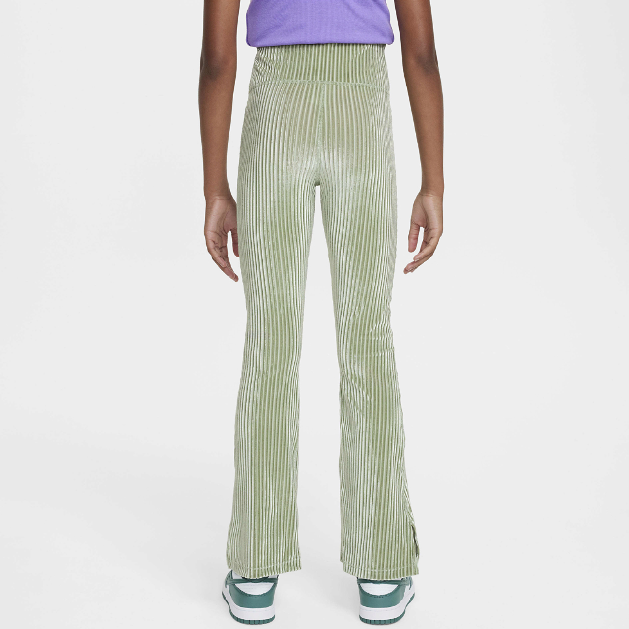 Nike NSW Tight Flare Cozy Rib Image 2 of 3. Tap to open photo gallery.