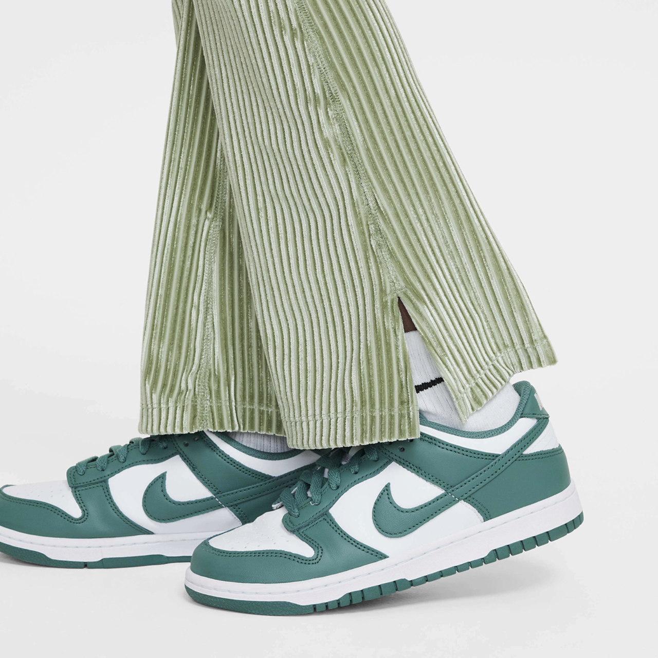 Nike NSW Tight Flare Cozy Rib Image 3 of 3. Tap to open photo gallery.