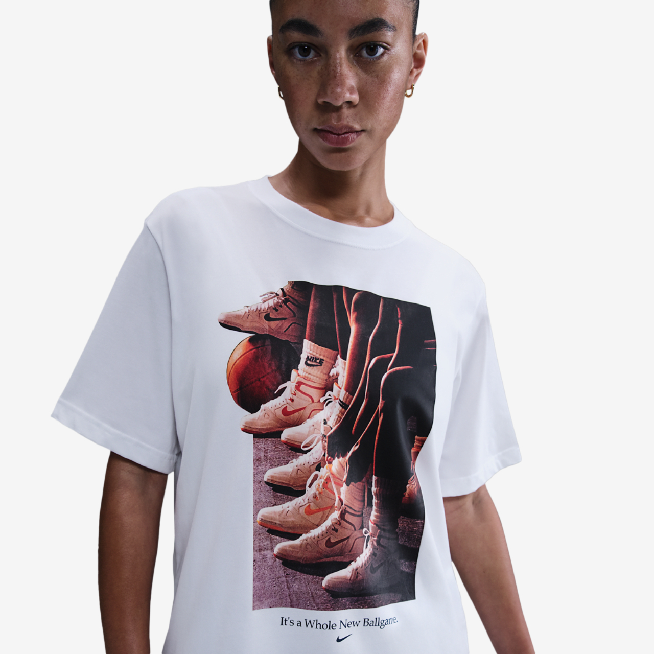 Nike Dri-FIT BB Photo Tee Image 1 of 3. Tap to open photo gallery.