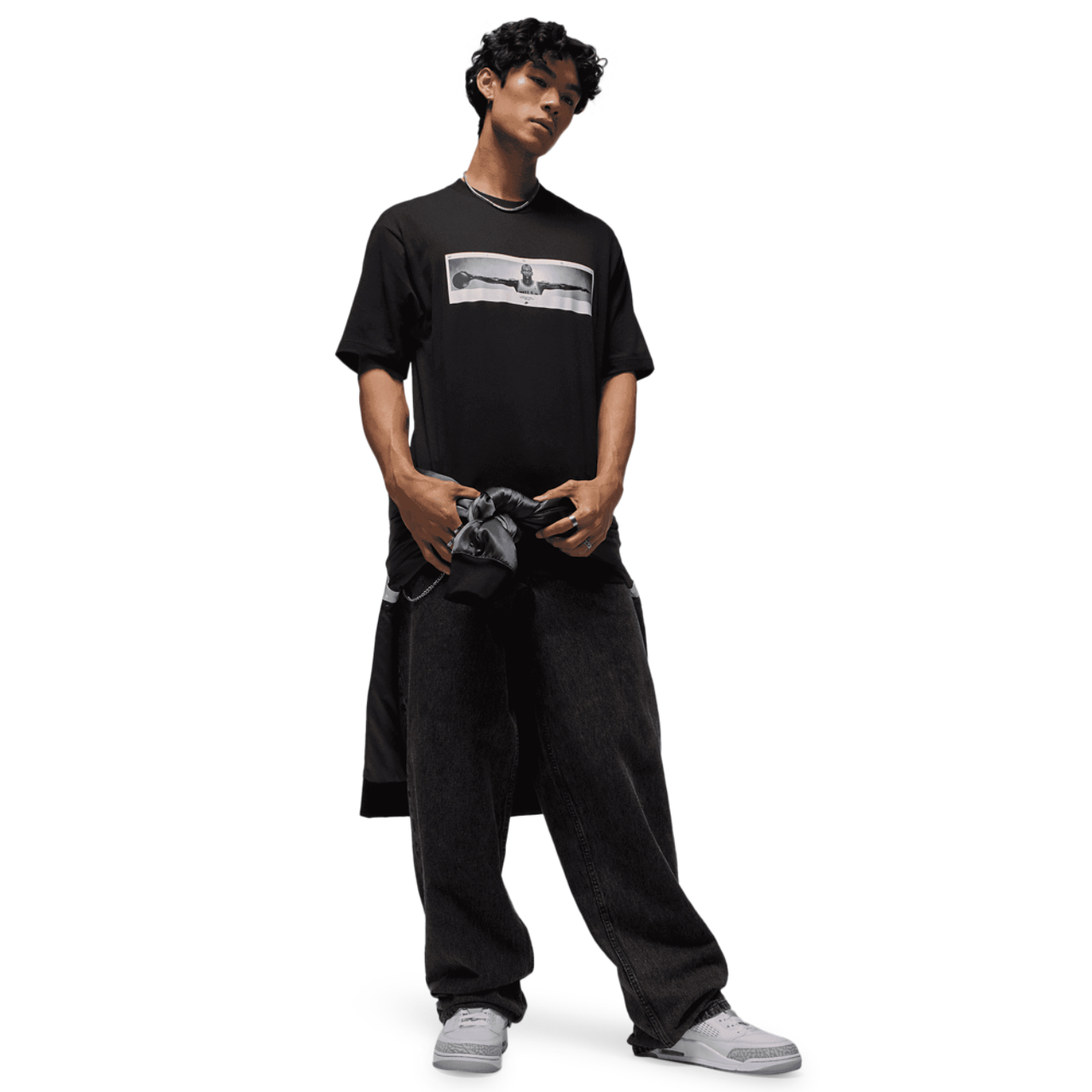 Jordan NC Wings Photo Short Sleeve Crew Image 6 of 6. Tap to open photo gallery.