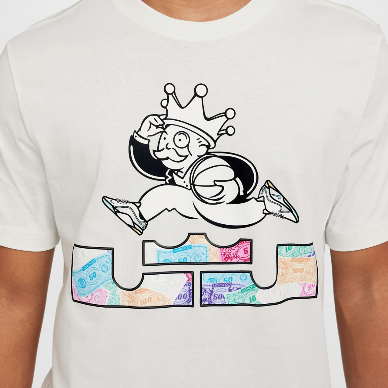 Nike LBJ T-Shirt-Monopoly Image 4 of 6. Tap to open photo gallery.