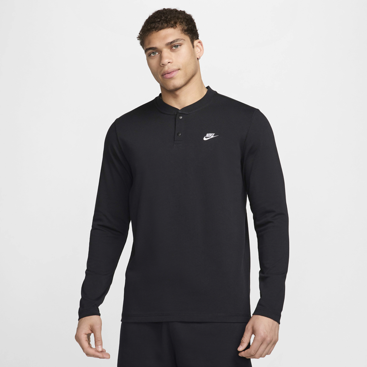 Nike Club LS Henley Image 1 of 2. Tap to open photo gallery.
