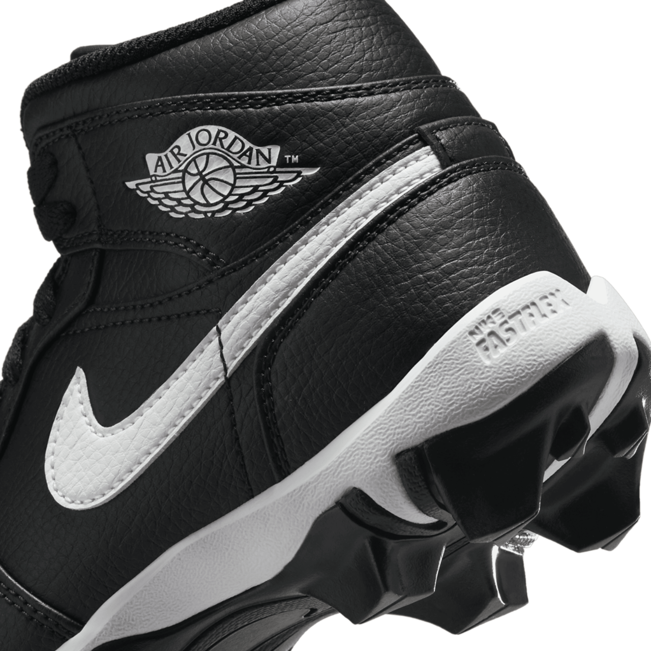 Jordan AJ 1 Mid Cleats Image 8 of 9. Tap to open photo gallery.