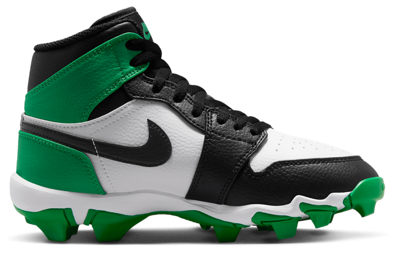 Jordan AJ 1 Mid Cleats Image 1 of 9. Tap to open photo gallery.