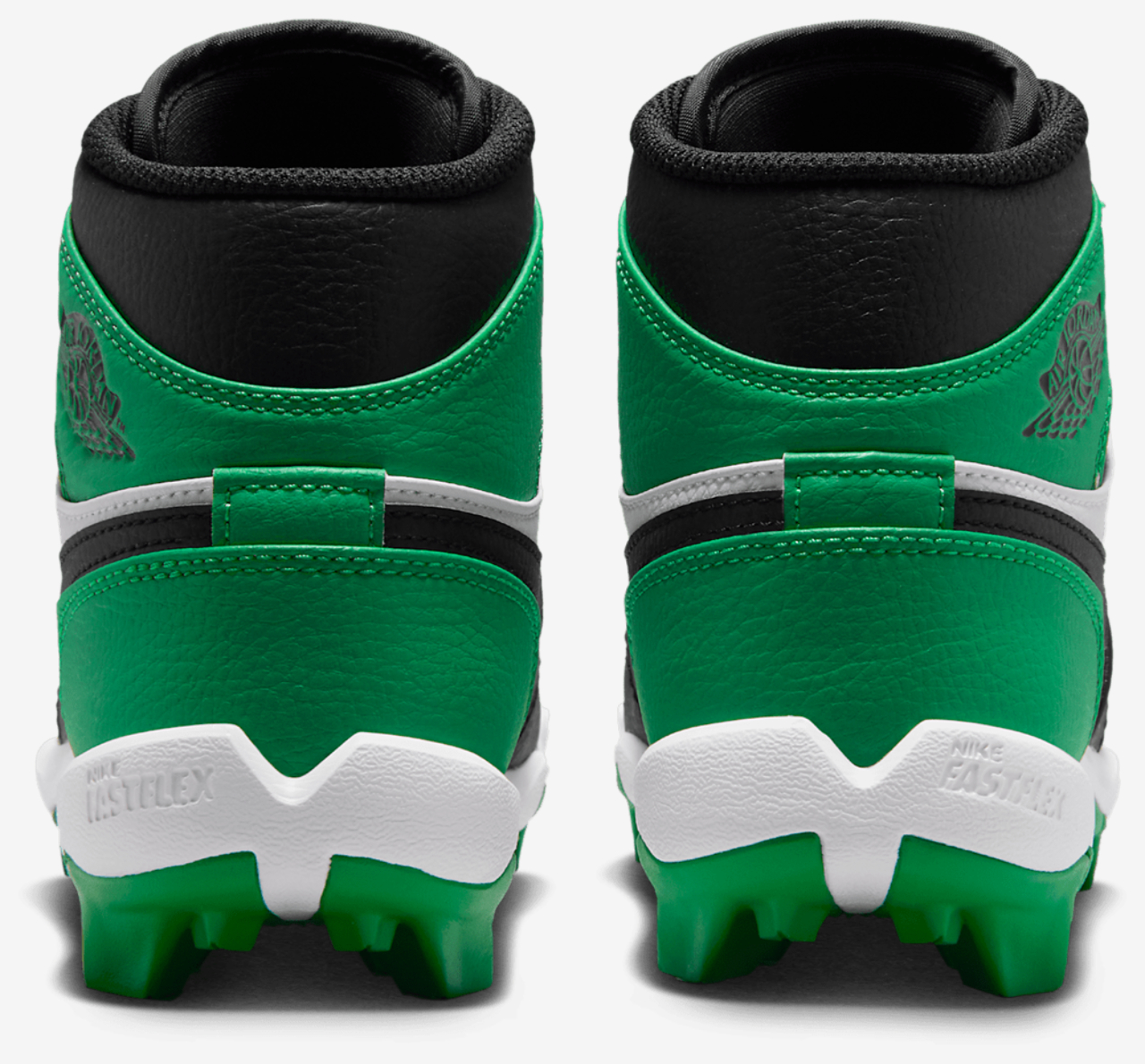 Jordan AJ 1 Mid Cleats Image 3 of 9. Tap to open photo gallery.