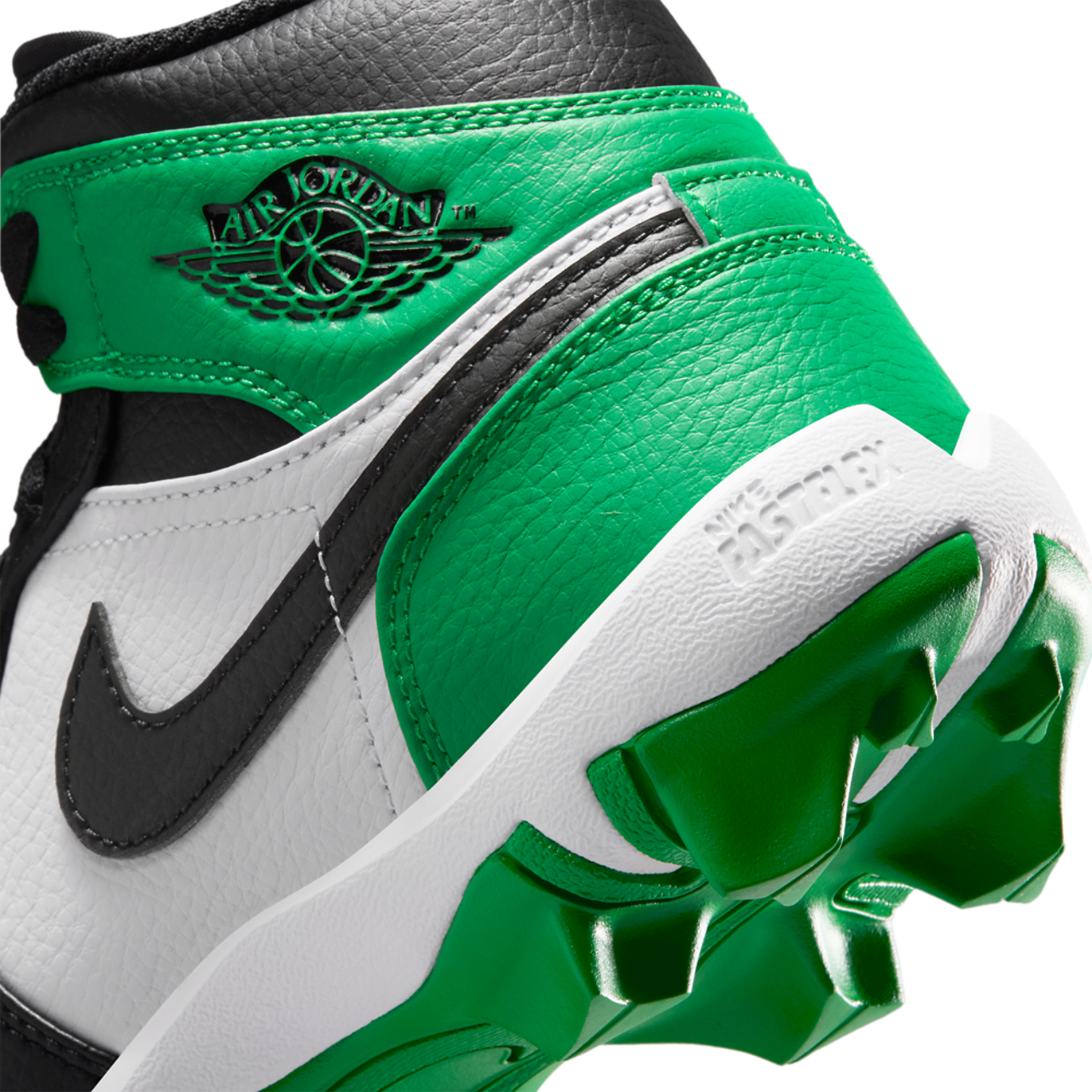 Jordan AJ 1 Mid Cleats Image 8 of 9. Tap to open photo gallery.