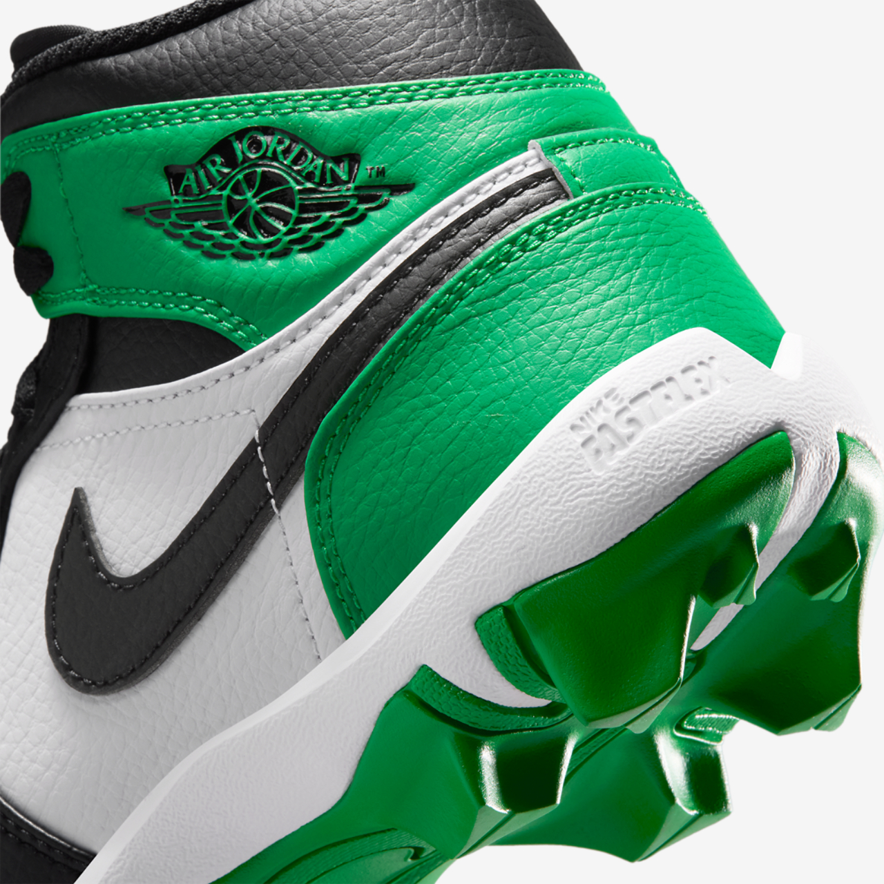 Jordan AJ 1 Mid Cleats Image 8 of 9. Tap to open photo gallery.