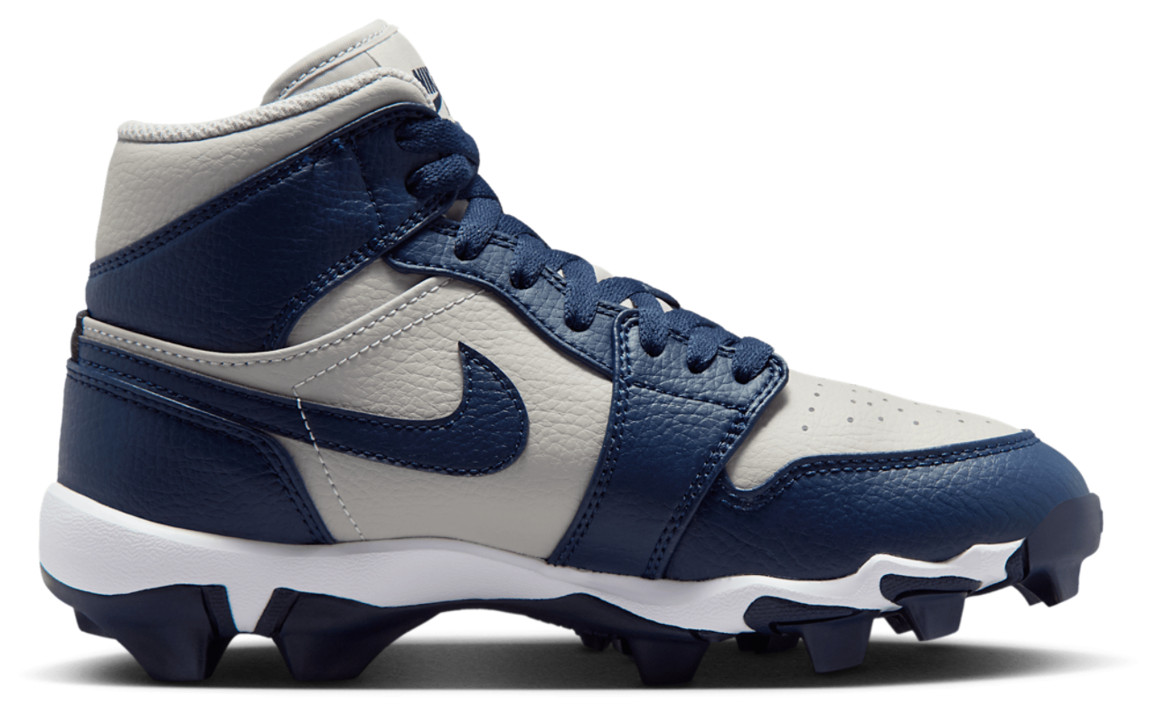 Jordan AJ 1 Mid Cleats Image 1 of 9. Tap to open photo gallery.
