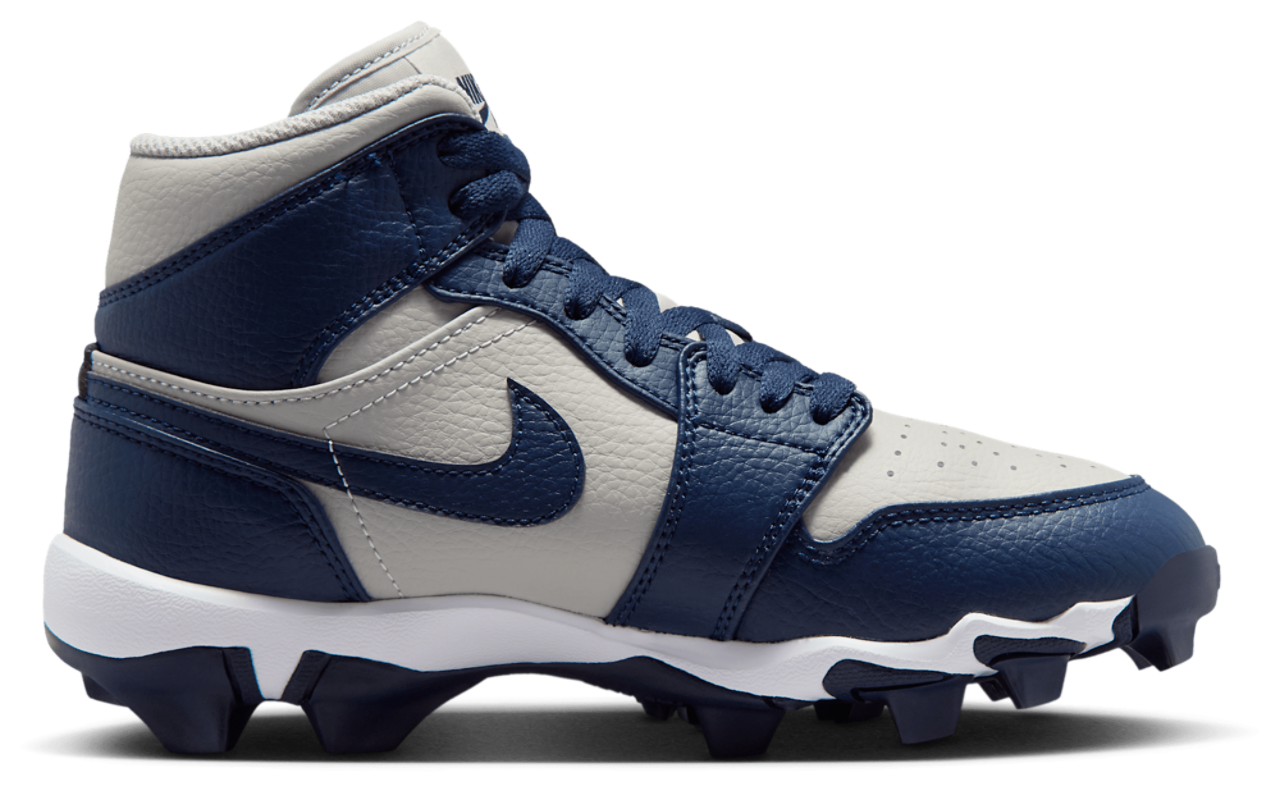 Jordan AJ 1 Mid Cleats Image 1 of 9. Tap to open photo gallery.