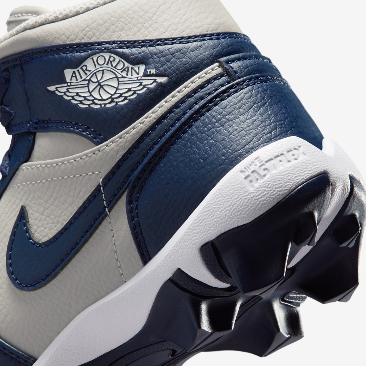 Jordan AJ 1 Mid Cleats Image 8 of 9. Tap to open photo gallery.