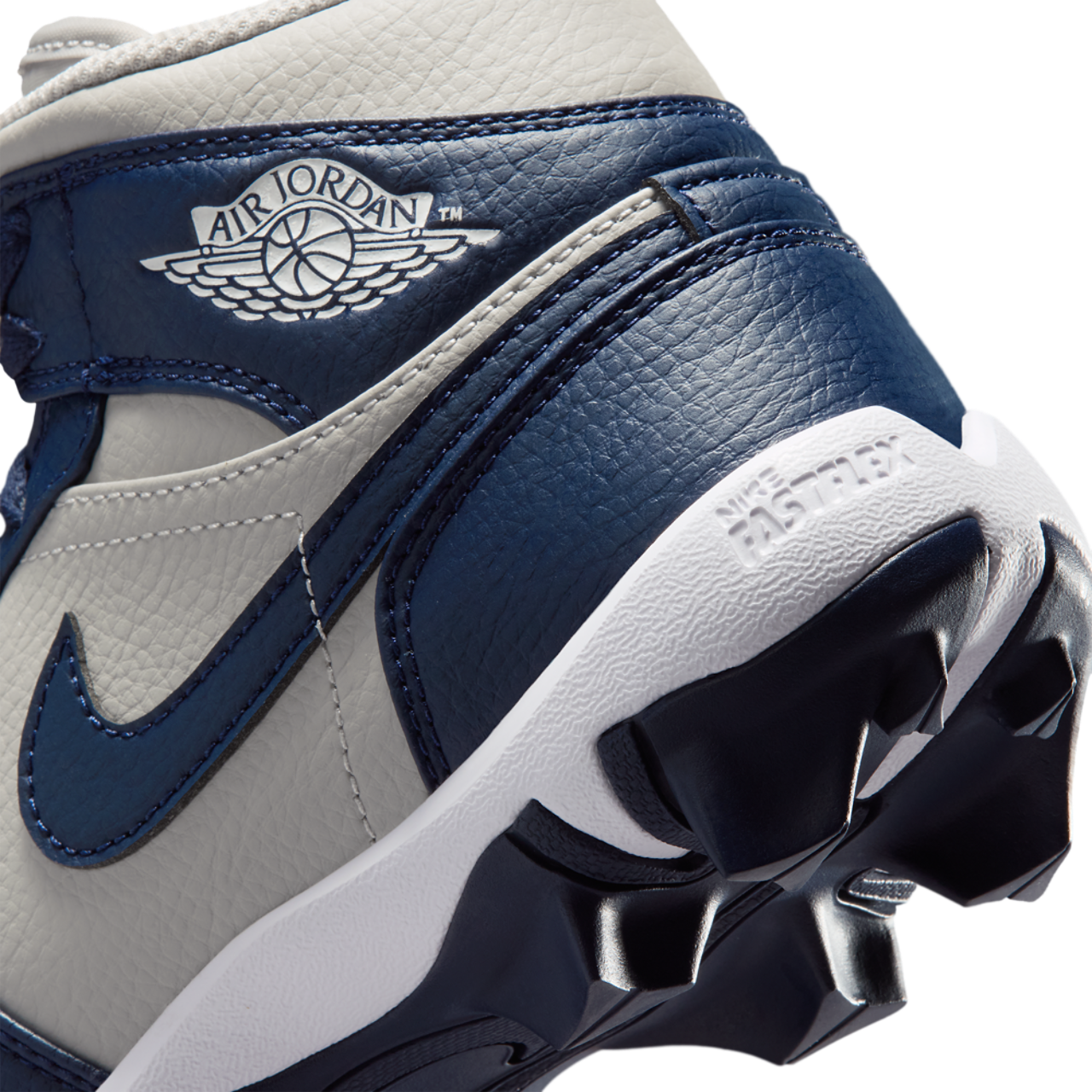 Jordan AJ 1 Mid Cleats Image 8 of 9. Tap to open photo gallery.