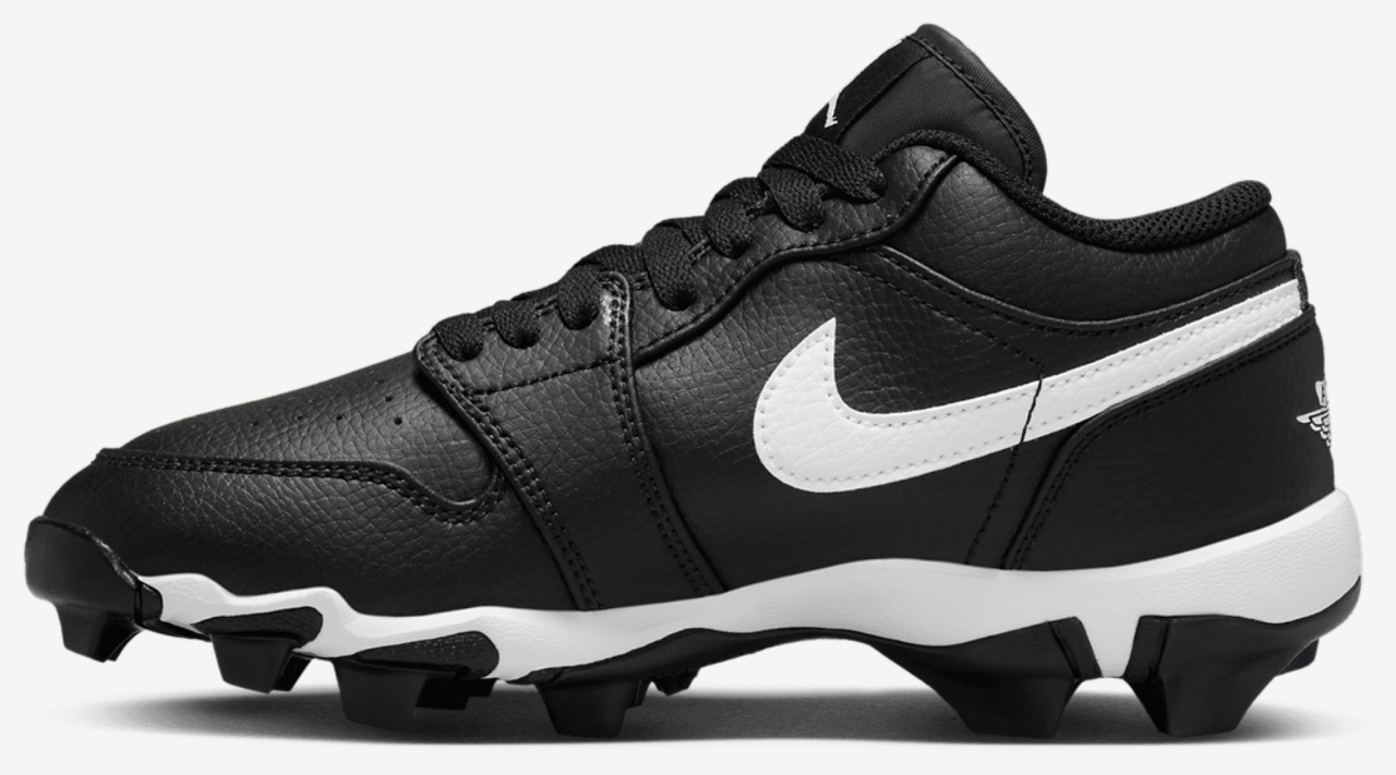Jordan AJ 1 Low Cleats Image 2 of 9. Tap to open photo gallery.