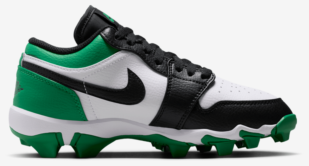 Jordan AJ 1 Low Cleats Image 1 of 9. Tap to open photo gallery.
