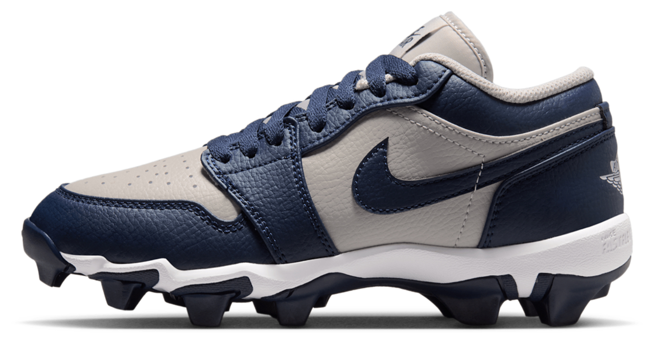 Jordan AJ 1 Low Cleats Image 2 of 9. Tap to open photo gallery.