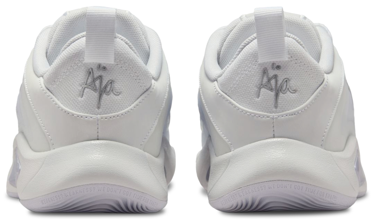 k*0様 Nike A'ONE バスケットボールシューズ ホワイト/グレー Nike A'One | Foot Locker