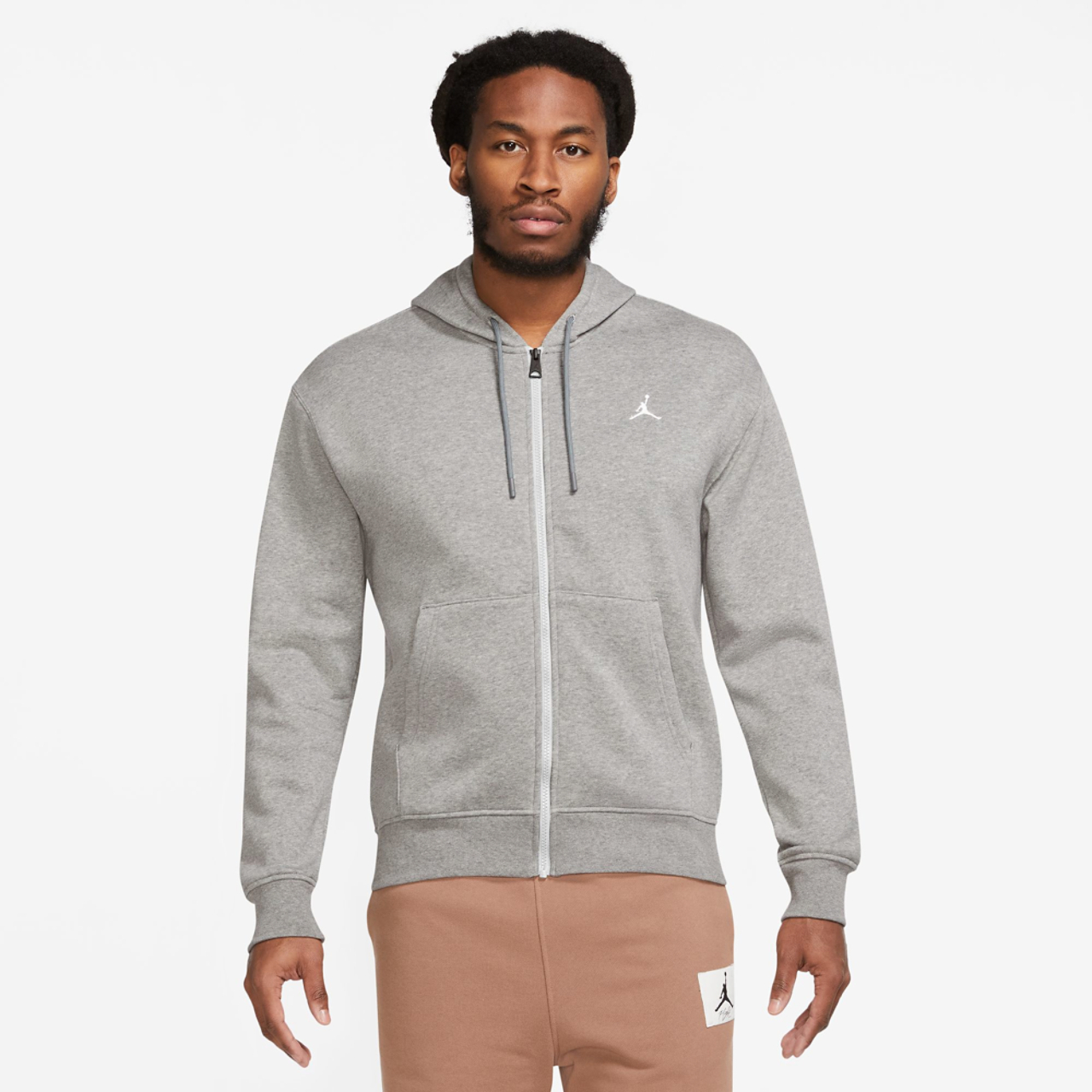 Jordan Essentials Fleece Full-Zip Hoodie Image 1 of 2. Tap to open photo gallery.