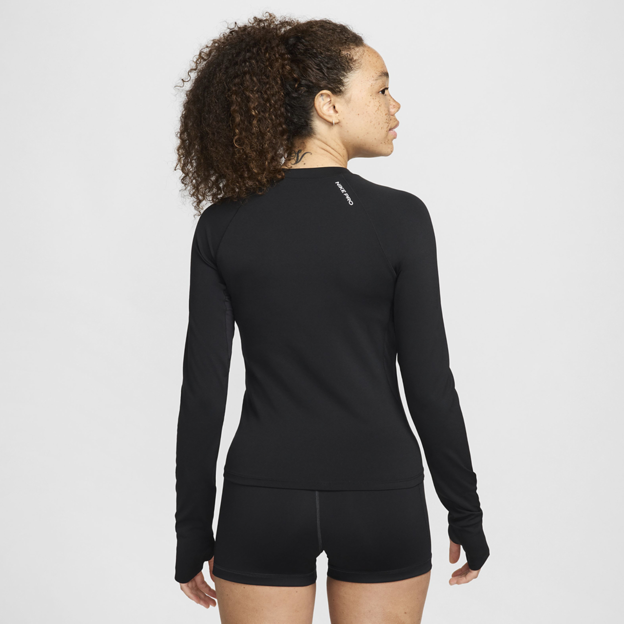 Nike Pro DF LS Baselayer Image 2 of 5. Tap to open photo gallery.