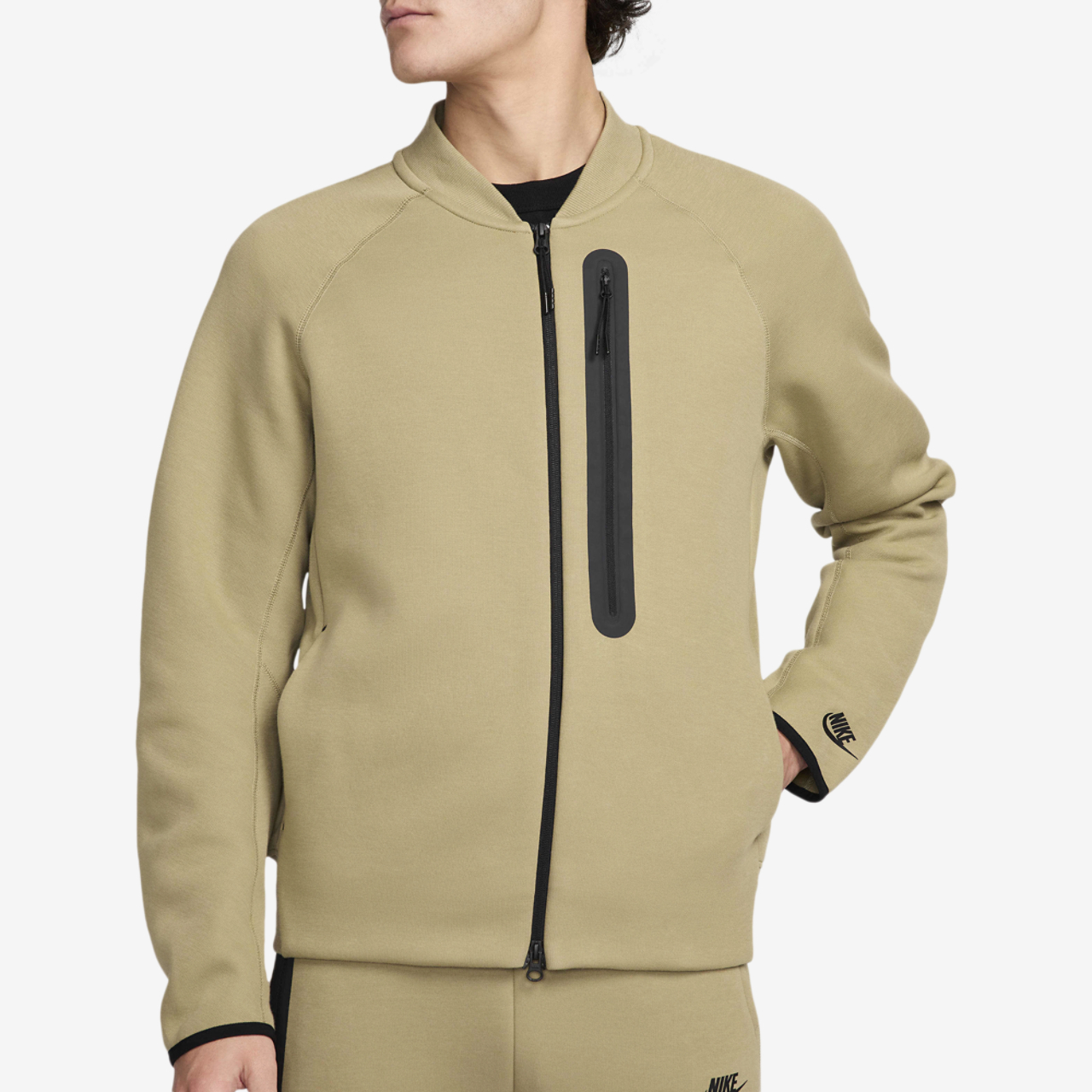 Nike Tech Fleece Bomber Jacket Image 1 of 4. Tap to open photo gallery.