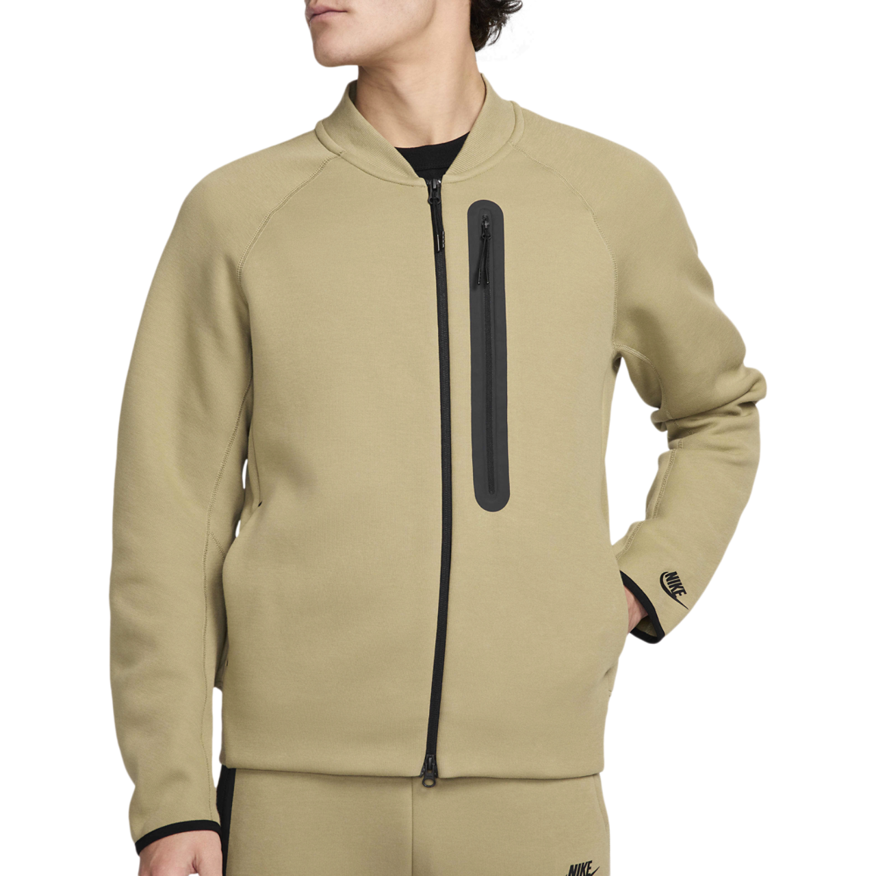 Nike Tech Fleece Bomber Jacket Image 1 of 4. Tap to open photo gallery.
