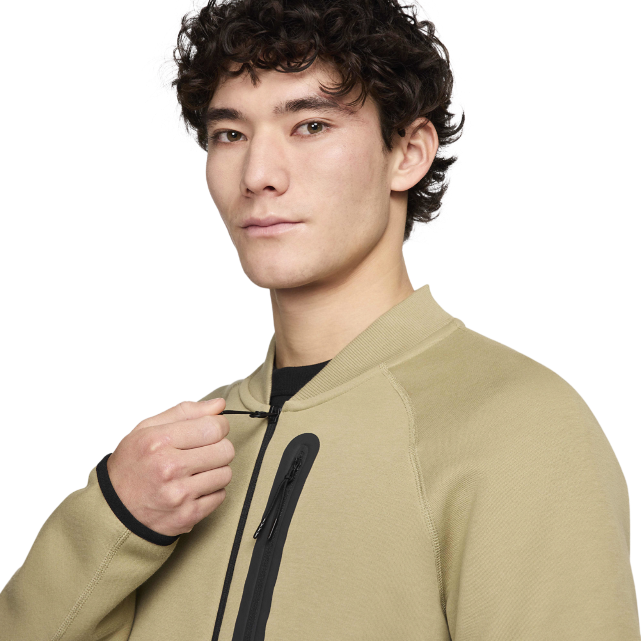 Nike Tech Fleece Bomber Jacket Image 3 of 4. Tap to open photo gallery.