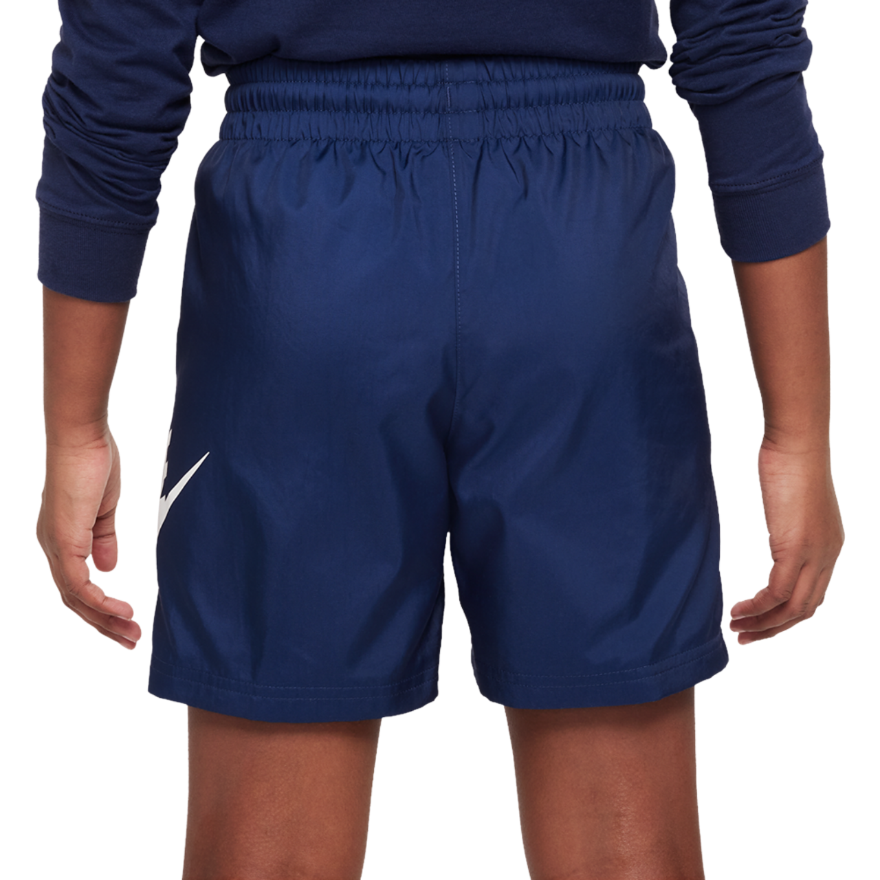 Nike NSW Club HBR Woven 6 Inch Shorts Image 2 of 4. Tap to open photo gallery.