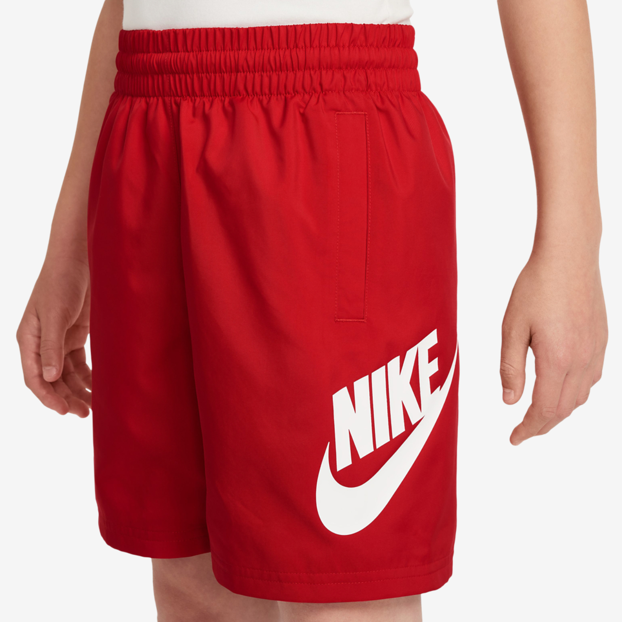 Nike NSW Club HBR Woven 6 Inch Shorts Image 3 of 4. Tap to open photo gallery.