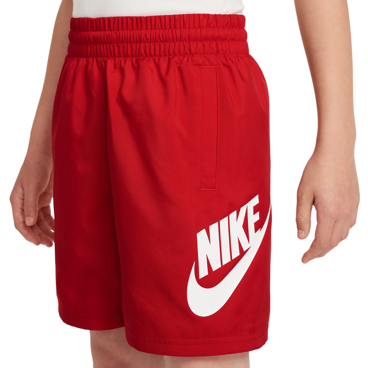 Nike NSW Club HBR Woven 6 Inch Shorts Image 3 of 4. Tap to open photo gallery.