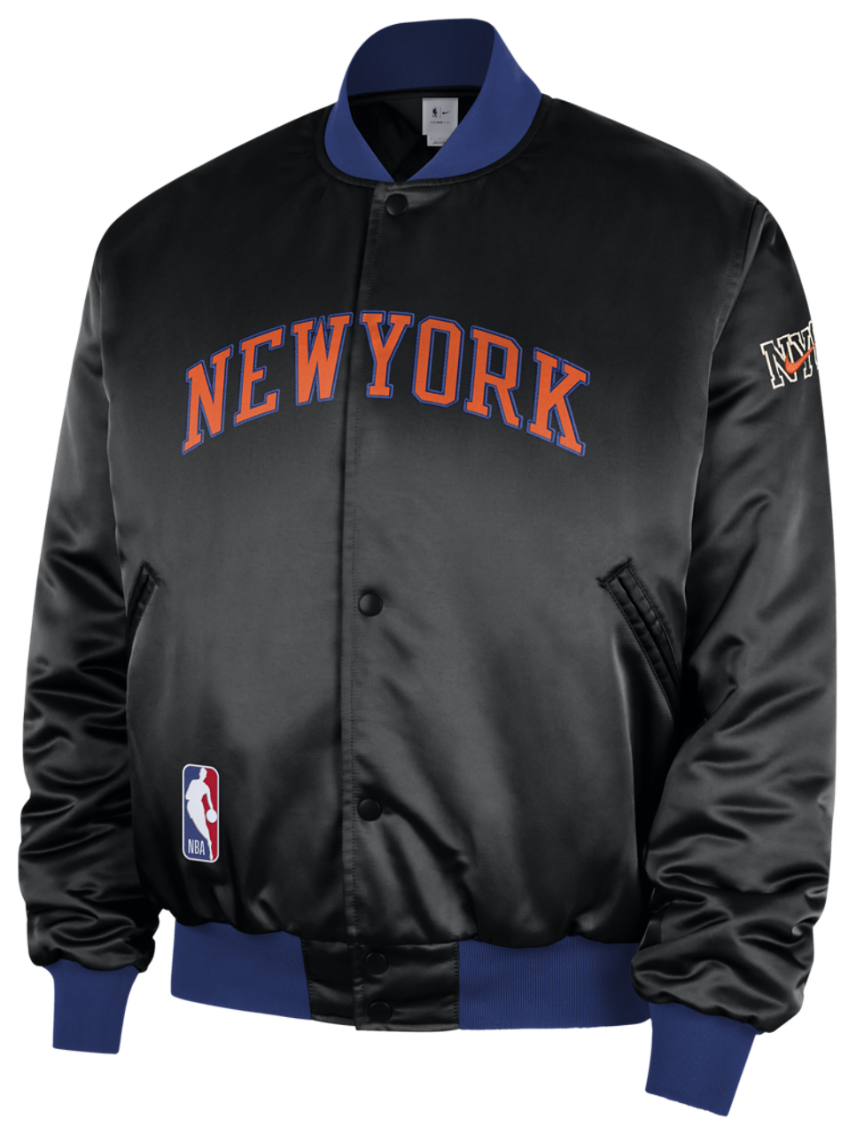 puma New York Knicks ニックス ウォームアップジャケット Men's New York Knicks Nike Black Courtside Vintage Warmup Full-Zip