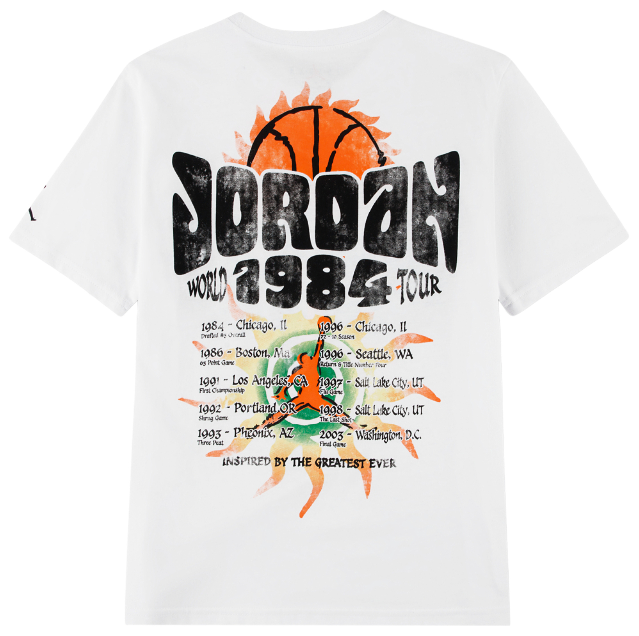 Jordan 1984 World Tour T-Shirt Image 2 of 3. Tap to open photo gallery.