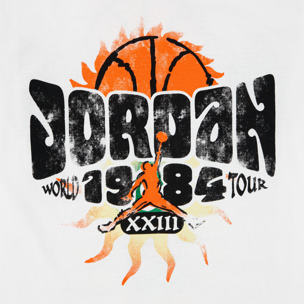 Jordan 1984 World Tour T-Shirt Image 3 of 3. Tap to open photo gallery.