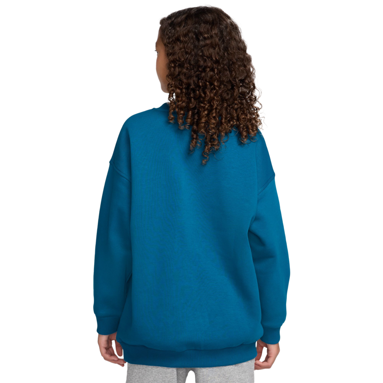 Nike NSW Oversized Club Fleece Crew Image 2 of 2. Tap to open photo gallery.