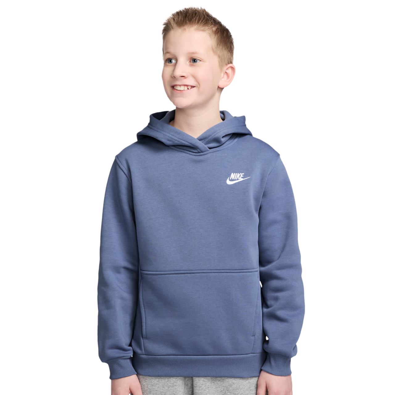 Nike NSW Club LBR Fleece Hoodie Image 1 of 3. Tap to open photo gallery.