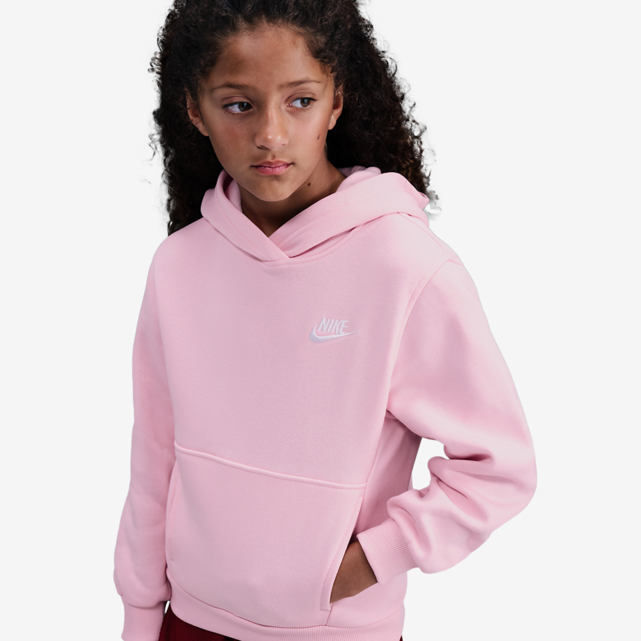 Nike NSW Club Fleece Hoodie Image 3 of 3. Tap to open photo gallery.