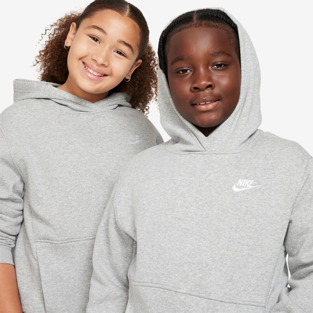 Nike NSW Club Fleece Hoodie Image 3 of 4. Tap to open photo gallery.