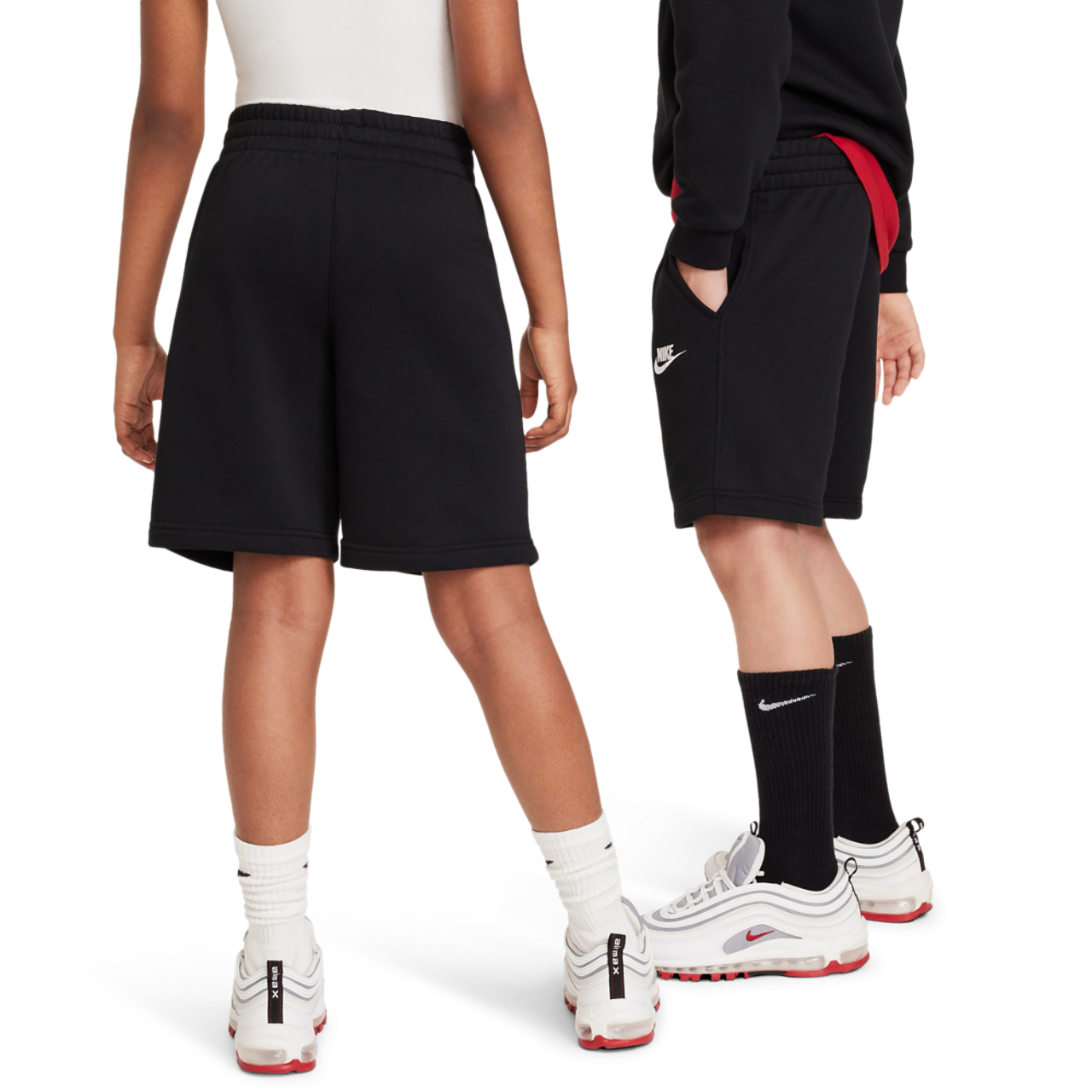Nike NSW Club Fleece Shorts Image 2 of 6. Tap to open photo gallery.