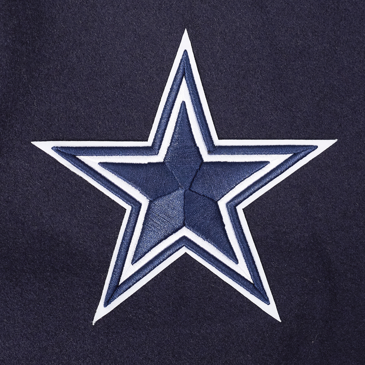 Pro Standard Cowboys Day One Rib Wool Varsity Jacket - Men's | Champs ...