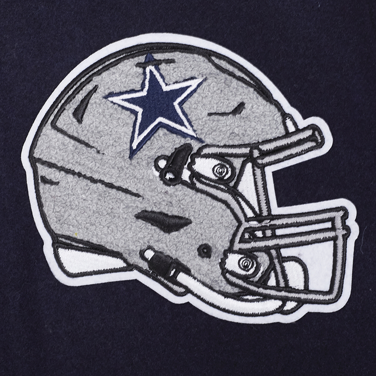 Pro Standard Cowboys Day One Rib Wool Varsity Jacket - Men's | Champs ...