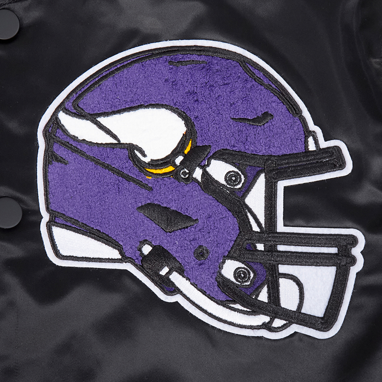 Pro Standard Vikings Mash Up Rib Satin Jacket - Men's | Champs Sports