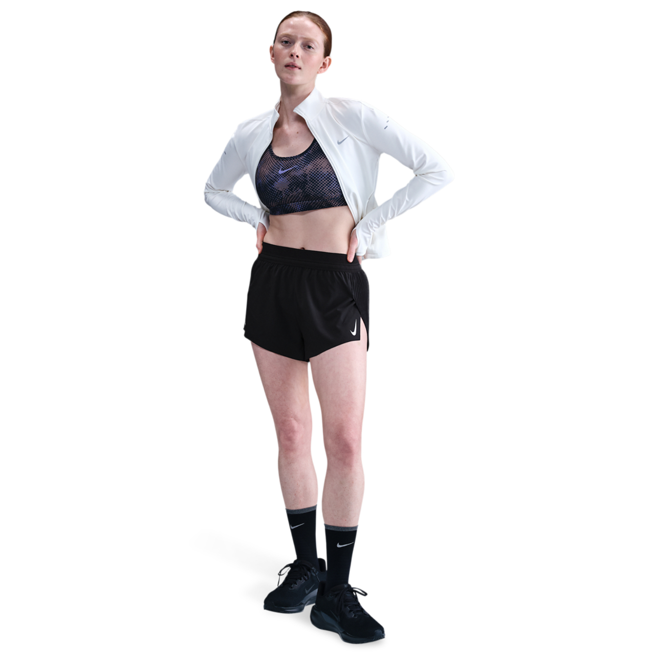 Nike AerOSwift Dri-FIT Adv Mid Rise 3In Short - Women's | Foot Locker