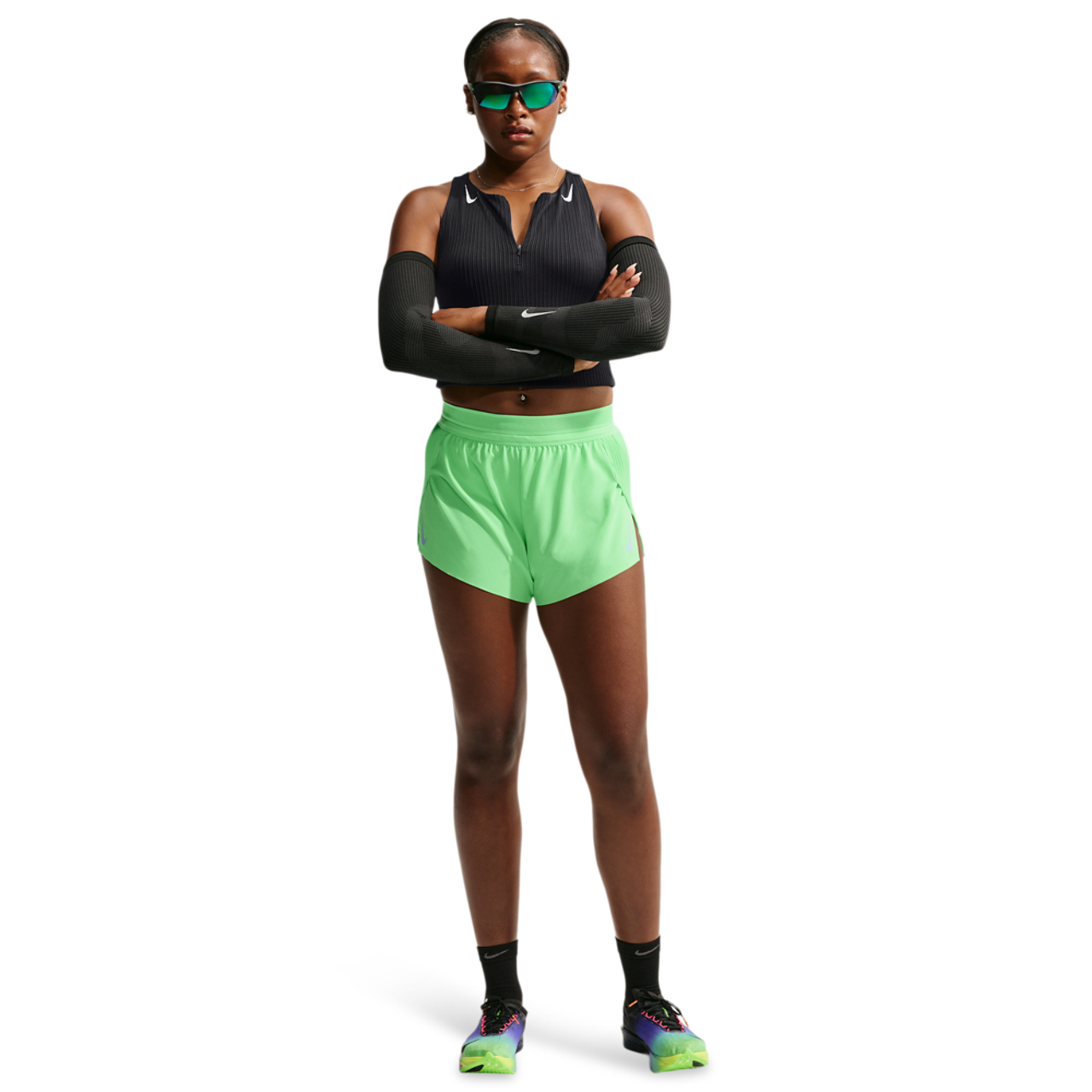 Nike AerOSwift Dri-FIT Adv Mid Rise 3In Short - Women's | Foot Locker