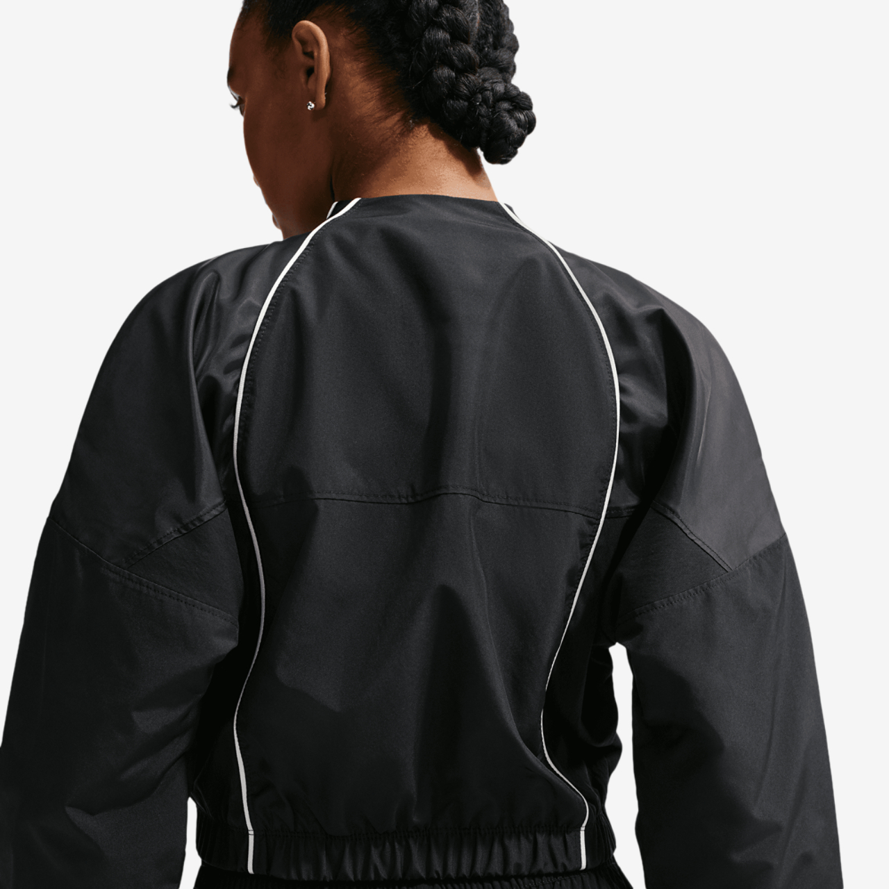 Nike NSW Shrunken Track Jacket Mod Image 2 of 5. Tap to open photo gallery.