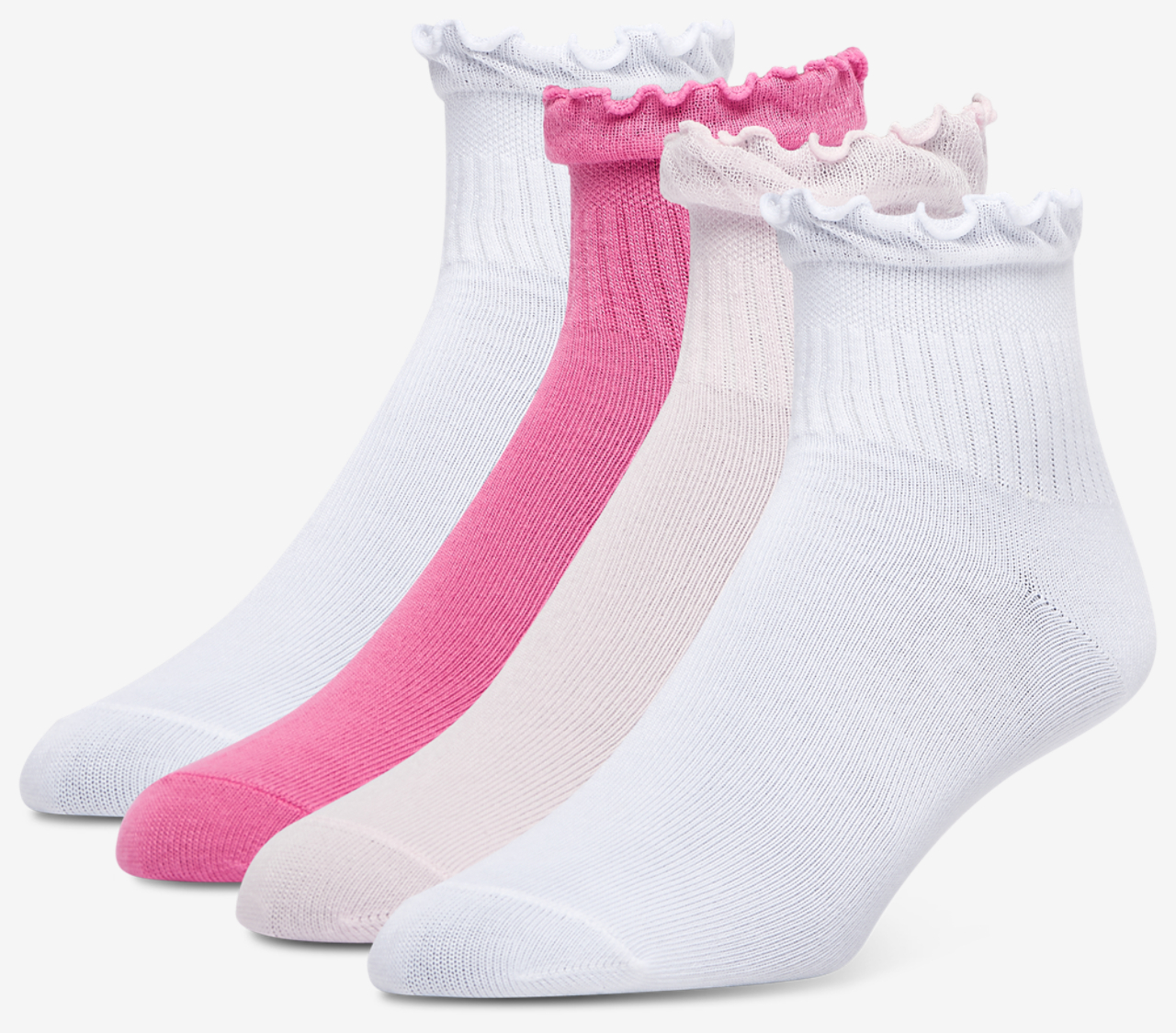 LCKR Ruffle Socks 4 Pack Image 1 of 4. Tap to open photo gallery.