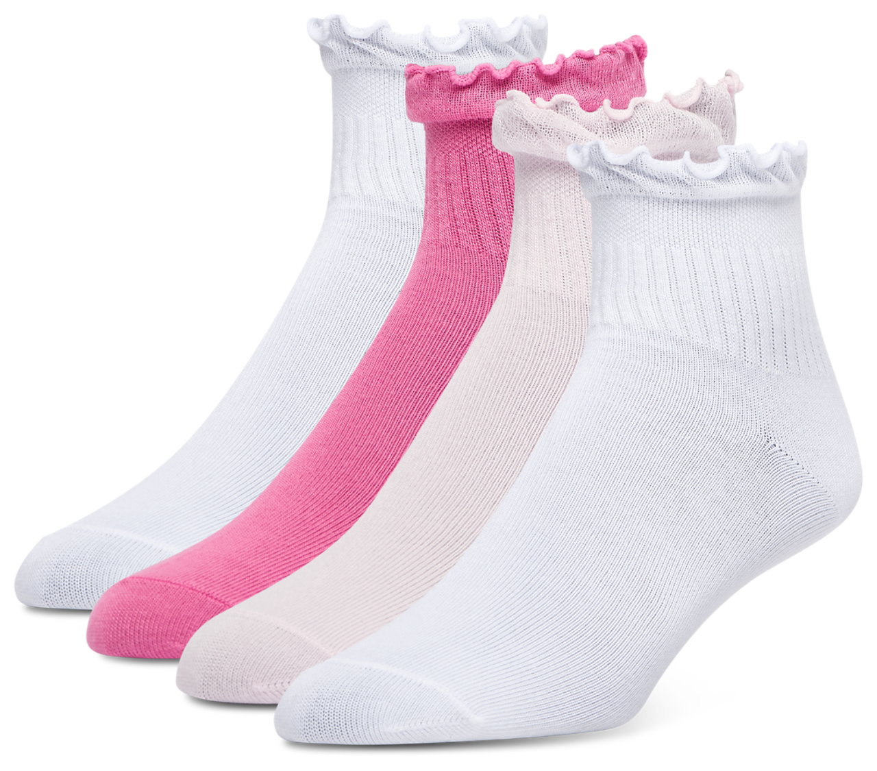 LCKR Ruffle Socks 4 Pack Image 1 of 4. Tap to open photo gallery.