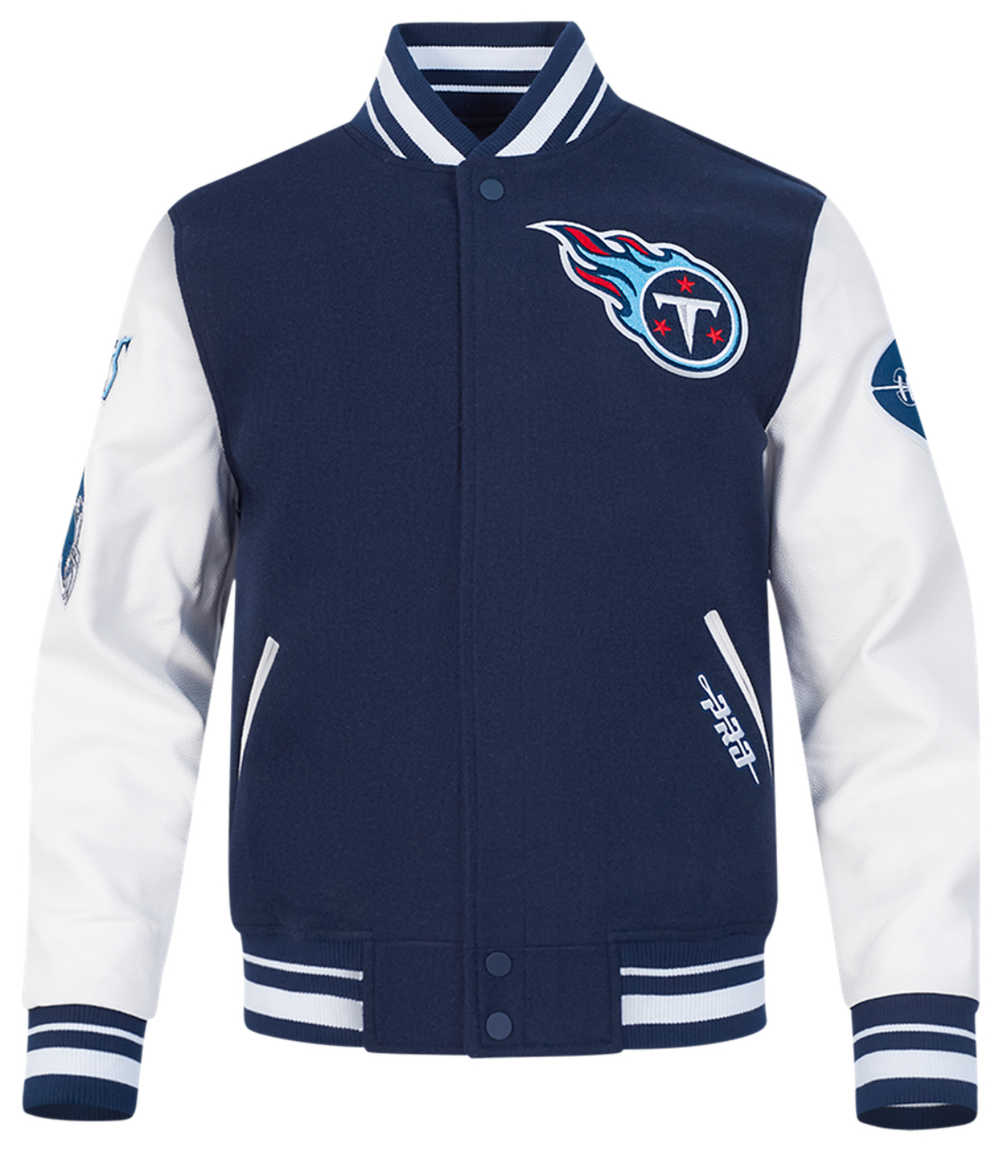 Pro Standard Titans Old English Rib Wool Varsity Jacket - Men's ...