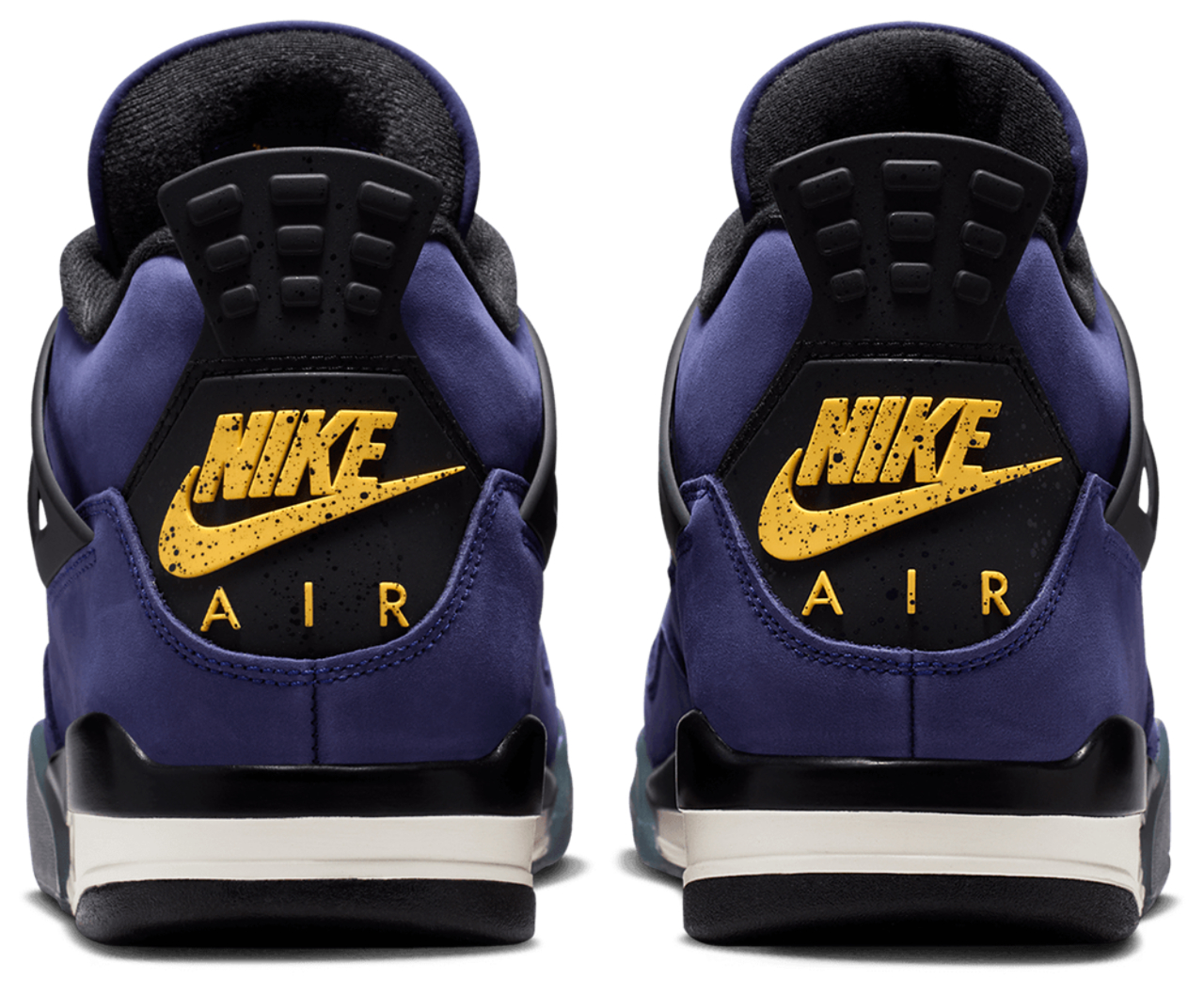 Jordan Retro 4 Lakers Image 3 of 8. Tap to open photo gallery.
