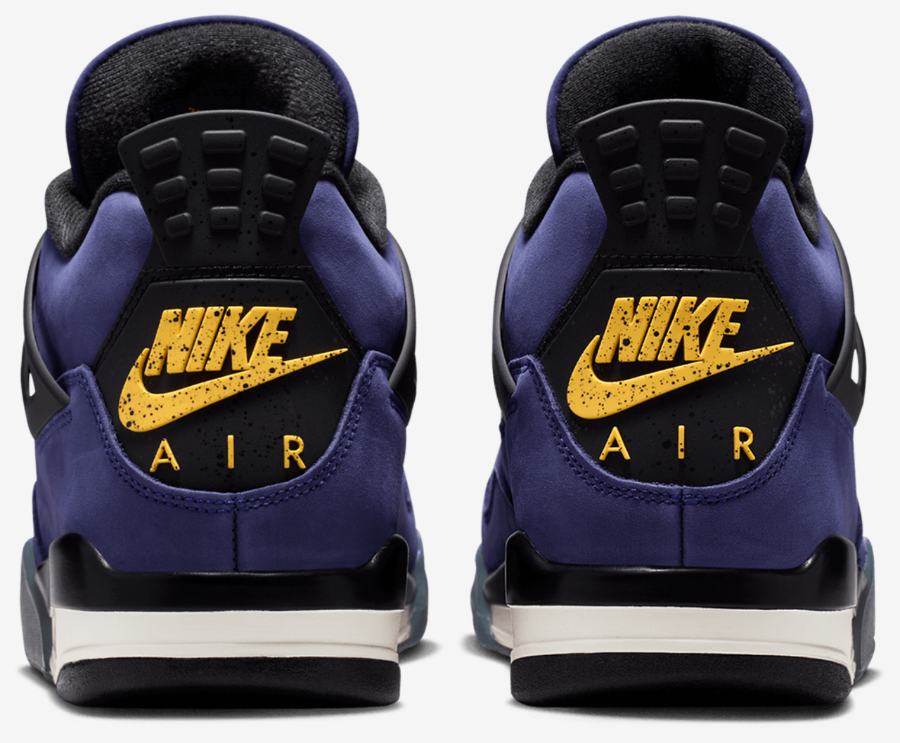 Jordan Retro 4 Lakers Image 3 of 8. Tap to open photo gallery.