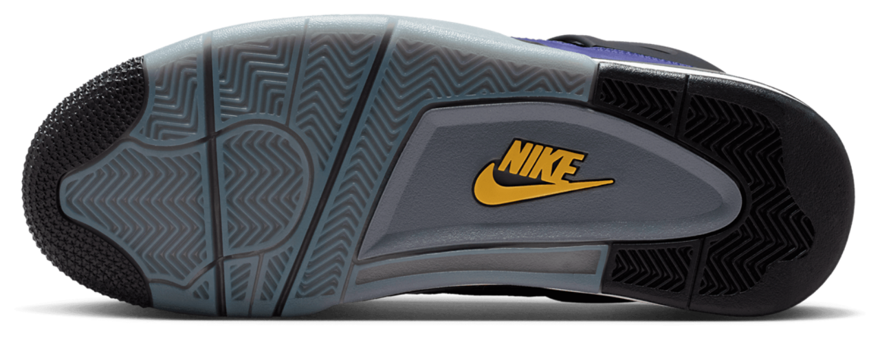 Jordan Retro 4 Lakers Image 5 of 8. Tap to open photo gallery.