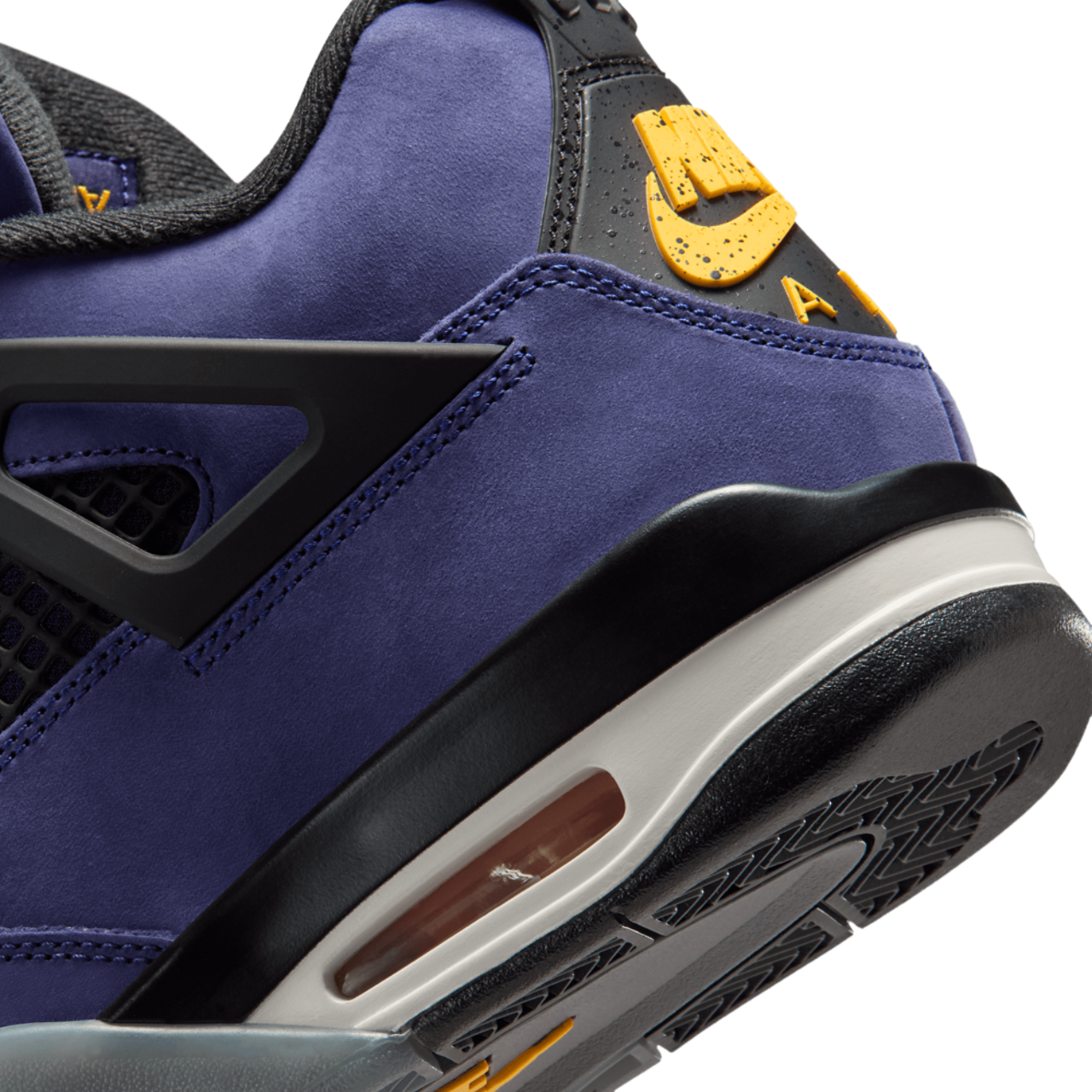 Jordan Retro 4 Lakers Image 8 of 8. Tap to open photo gallery.