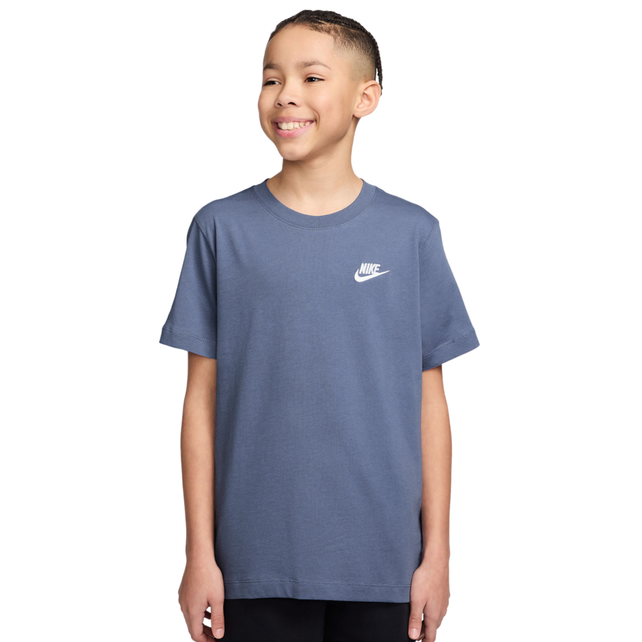 Nike NSW EMB Futura T-Shirt Image 1 of 3. Tap to open photo gallery.