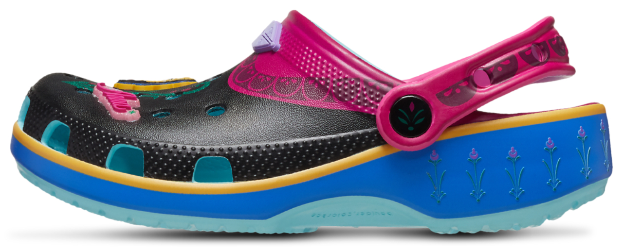 Crocs Frozen Anna Classic Clogs Image 2 of 6. Tap to open photo gallery.